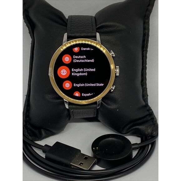 Fossil Gen 4 Authentic Digital Dial Smart Watch Custom Band FTW6016 CR707 - Picture 1 of 12